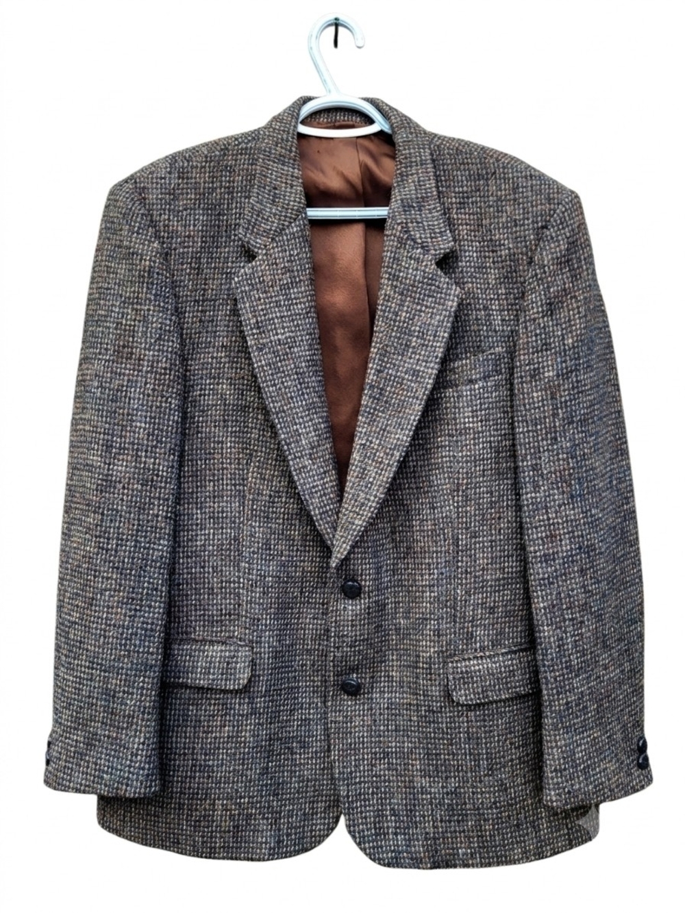 💥$75 Harris Tweed 100% Wool Blazer Sport Coat Men’s 42S Made in Canada Vintage